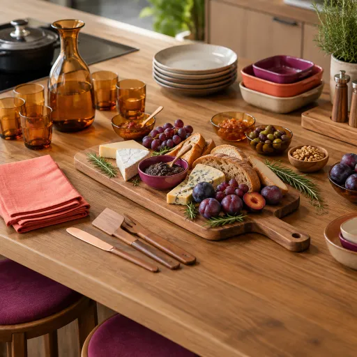 Recevoir à la maison sans quitter les fourneaux : agencer sa cuisine pour la convivialité