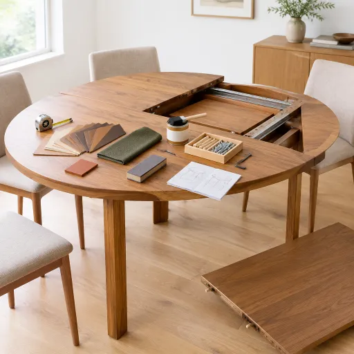 Choisir une table ronde extensible en bois massif pour une salle à manger conviviale