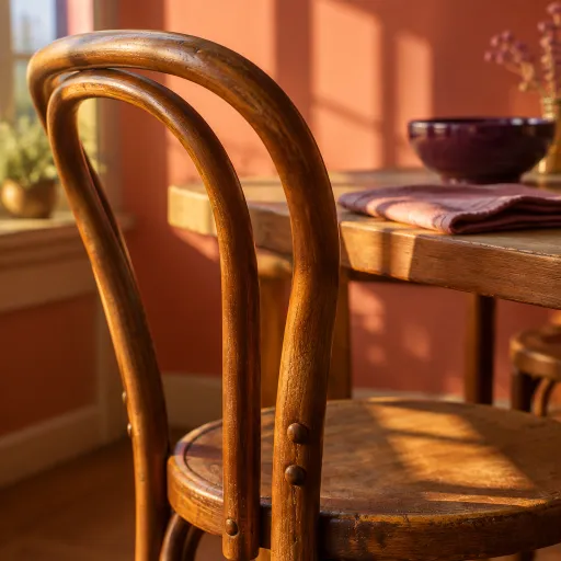 Élégance des chaises bistrot en bois pour la cuisine et la salle à manger