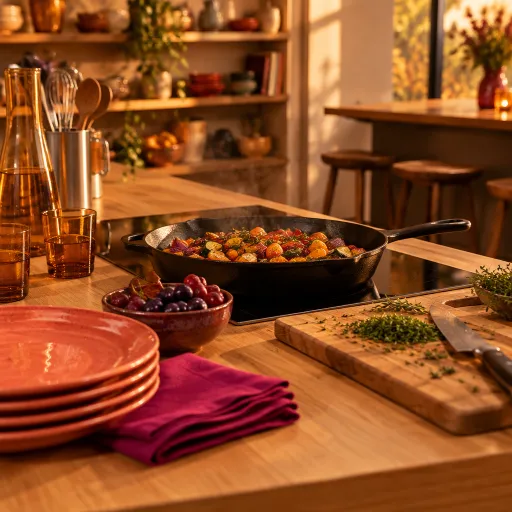 Recevoir à la maison sans quitter les fourneaux : agencer sa cuisine pour la convivialité