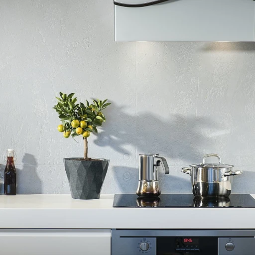 Optimisez votre cuisine avec un meuble bas doté d'un plan de travail