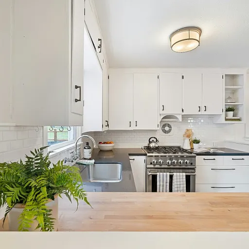 Comment réussir l’aménagement d’une cuisine blanc noir élégante et fonctionnelle