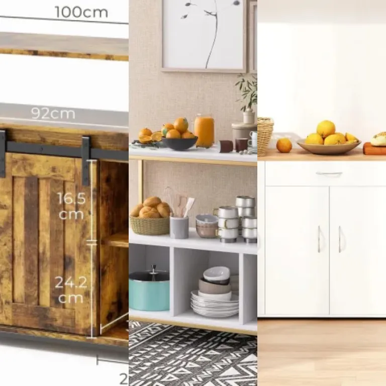 Classement des 36 meilleurs buffets de cuisine avec rangements (2026)
