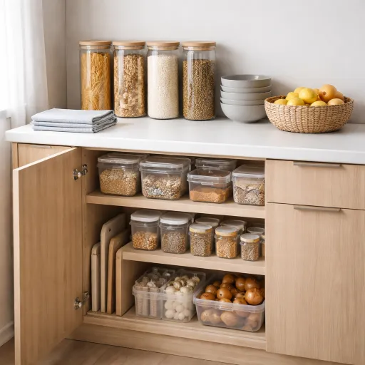 Buffet de cuisine avec rangement : les configurations qui doublent la capacité sans encombrer