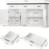 Test TEENFON Buffet 150x40x80 : beaucoup de rangement pour un prix correct, mais quelques finitions à surveiller