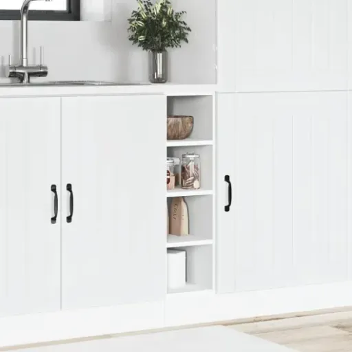Test vidaXL Meuble Bas Riga Blanc : le petit caisson qui fait le job sans trop en demander