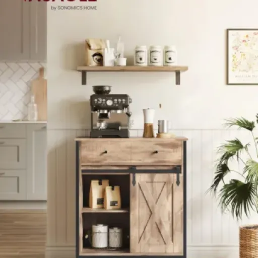 Test VASAGLE LSC100B50 : le petit buffet qui fait le job sans ruiner le salon