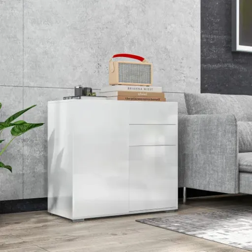 Test HOMCOM Meuble de Rangement 79x36x74 : le petit buffet pas cher qui fait le job pour les petits espaces