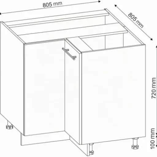 Test Vicco Fame-Line meuble d’angle : le caisson de cuisine qui fait le job sans ruiner le budget