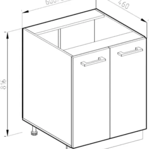 Test Vicco Meuble Bas de Cuisine R-Line : un caisson 60 cm pas cher qui fait le job