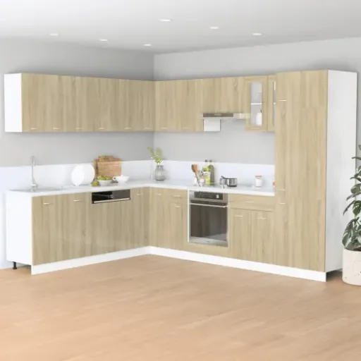 Test vidaXL Meuble Bas Lyon Chêne Sonoma : le meuble de cuisine qui fait le job sans faire rêver