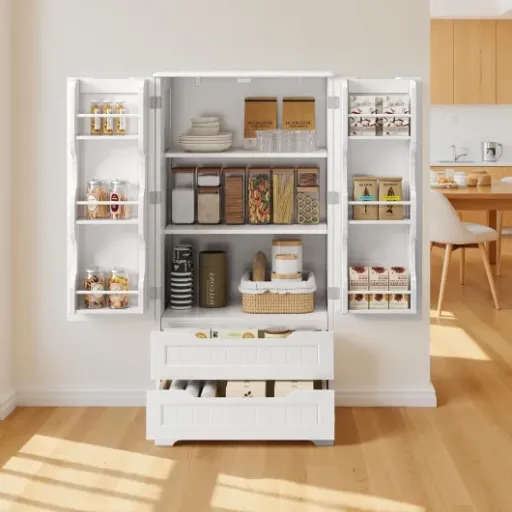 Test Buffet Cuisine Blishom 60×40×120 : petit meuble pratique qui fait le job sans chichi