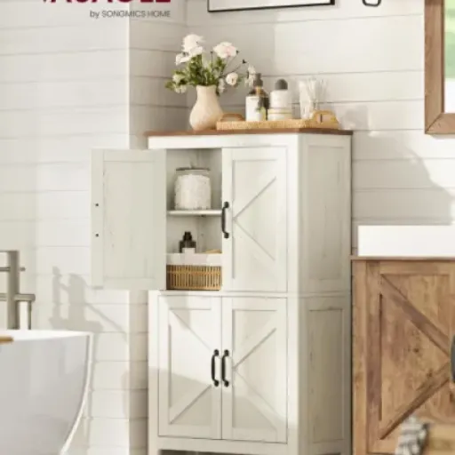 Test VASAGLE LIRY BBK773W01 : le petit buffet style ferme qui fait le job sans se ruiner