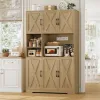 Test HOCSOK Buffet Cuisine 180 cm : un gros meuble pratique qui optimise bien une petite cuisine