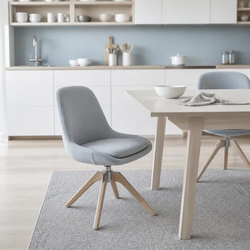 Choisir une chaise de salle à manger pivotante pour une pièce élégante et fonctionnelle