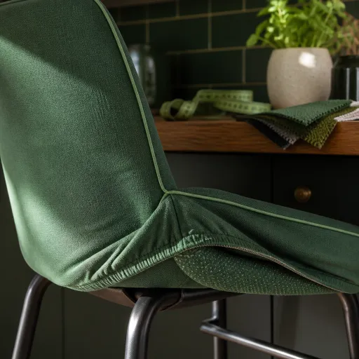 Bien choisir une housse de chaise de bar pour une cuisine élégante et pratique